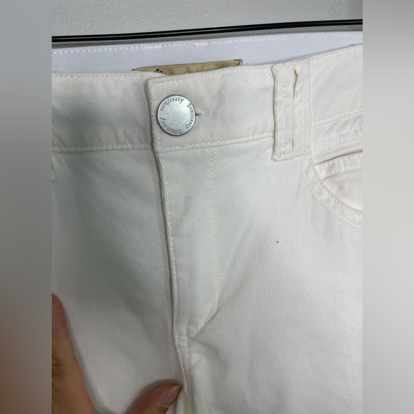 Democracy Ab Solution Ultra Soft Corduroy Slim Jeans in Blanched Almond Sz 14 - Picture 4 of 10